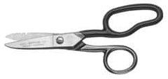 Heritage Cutlery - 1-7/8" Length of Cut, Straight Pattern Electrician's Snip - 6-1/4" OAL, 19, 23 AWG Steel Capacity - Benchmark Tooling