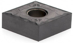 Iscar - CNGG430 SF Grade IC907 Carbide Turning Insert - 80° Diamond, 1/2" Inscr Circle, 3/16" Thick, 0.0039" Corner Radius - Benchmark Tooling