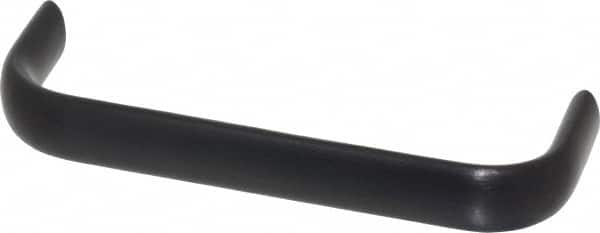 Electro Hardware - 4-9/16" Center to Center, Brush Black Anodized Aluminum Pull Handle - 1.5" High - Benchmark Tooling