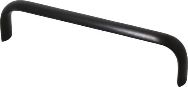 Electro Hardware - 6" Center to Center, Brush Black Anodized Aluminum Pull Handle - 1.5" High - Benchmark Tooling