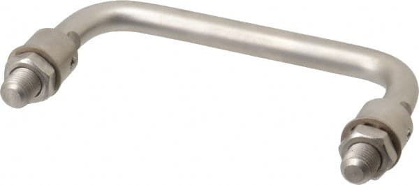 Electro Hardware - 4" Center to Center, Passivated Stainless Steel Pull Handle - 1.85" High - Benchmark Tooling