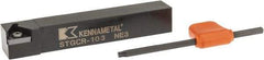 Kennametal - STGC, Right Hand Cut, 0° Lead Angle, 5/8" Shank Height x 5/8" Shank Width, Neutral Rake Indexable Turning Toolholder - 4" OAL, TC..32.5. Insert Compatibility, Series Screw-On - Benchmark Tooling