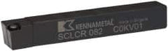 Kennametal - SCLC, Right Hand Cut, 5° Lead Angle, 1/2" Shank Height x 1/2" Shank Width, Neutral Rake Indexable Turning Toolholder - 3-1/2" OAL, CC..21.5. Insert Compatibility, Series Screw-On - Benchmark Tooling