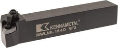 Kennametal - MWLN, Right Hand Cut, 5° Lead Angle, 1" Shank Height x 1" Shank Width, Negative Rake Indexable Turning Toolholder - 6" OAL, WN..43. Insert Compatibility, Series Kenloc - Benchmark Tooling