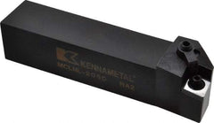 Kennametal - MCLN, Left Hand Cut, 5° Lead Angle, 1-1/4" Shank Height x 1-1/4" Shank Width, Negative Rake Indexable Turning Toolholder - 6" OAL, CN..54. Insert Compatibility, Series Kenloc - Benchmark Tooling