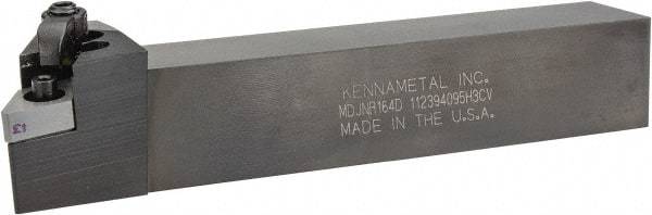 Kennametal - MDJN, Right Hand Cut, 3° Lead Angle, 1" Shank Height x 1" Shank Width, Negative Rake Indexable Turning Toolholder - 6" OAL, DN..43. Insert Compatibility, Series Kenloc - Benchmark Tooling