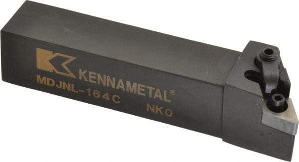 Kennametal - MDJN, Left Hand Cut, 3° Lead Angle, 1" Shank Height x 1" Shank Width, Negative Rake Indexable Turning Toolholder - 5" OAL, DN..43. Insert Compatibility, Series Kenloc - Benchmark Tooling