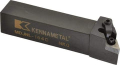 Kennametal - MDJN, Left Hand Cut, 3° Lead Angle, 1" Shank Height x 1" Shank Width, Negative Rake Indexable Turning Toolholder - 5" OAL, DN..43. Insert Compatibility, Series Kenloc - Benchmark Tooling