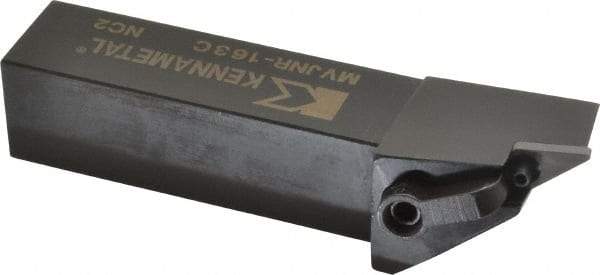 Kennametal - MVJN, Right Hand Cut, 3° Lead Angle, 1" Shank Height x 1" Shank Width, Negative Rake Indexable Turning Toolholder - 5" OAL, VN..33. Insert Compatibility, Series Kenloc - Benchmark Tooling