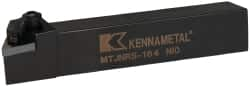 Kennametal - MTJN, Right Hand Cut, 3° Lead Angle, 1" Shank Height x 1" Shank Width, Negative Rake Indexable Turning Toolholder - 6" OAL, TN..43. Insert Compatibility, Series Kenloc - Benchmark Tooling