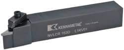 Kennametal - VP.., -5° Lead Angle NVLC External Right Hand Indexable Profiling Toolholder - 25.4mm Shank Height x 25.4mm Shank Width, 6" Long, Steel - Benchmark Tooling