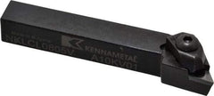 Kennametal - NP.., -5° Lead Angle NKLC External Left Hand Indexable Profiling Toolholder - 12.7mm Shank Height x 12.7mm Shank Width, 88.9mm Long, Steel - Benchmark Tooling