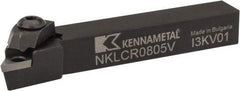 Kennametal - NP.., -5° Lead Angle NKLC External Right Hand Indexable Profiling Toolholder - 12.7mm Shank Height x 12.7mm Shank Width, 88.9mm Long, Steel - Benchmark Tooling