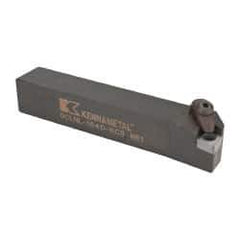 Kennametal - DCLN, Left Hand Cut, 5° Lead Angle, 1" Shank Height x 1" Shank Width, Negative Rake Indexable Turning Toolholder - 6" OAL, CN..43. Insert Compatibility, Series Kenclamp - Benchmark Tooling