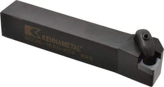 Kennametal - DCLN, Left Hand Cut, 5° Lead Angle, 1" Shank Height x 1" Shank Width, Negative Rake Indexable Turning Toolholder - 6" OAL, CN..54. Insert Compatibility, Series Kenclamp - Benchmark Tooling