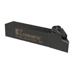 Kennametal - DVJN, Left Hand Cut, 3° Lead Angle, 1" Shank Height x 1" Shank Width, Negative Rake Indexable Turning Toolholder - 6" OAL, VN..33. Insert Compatibility, Series Kenclamp - Benchmark Tooling