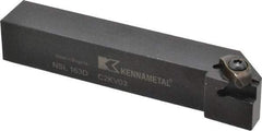 Kennametal - External Thread, Left Hand Cut, 25.4mm Shank Width x 25.4mm Shank Height Indexable Threading Toolholder - 152.4mm OAL, N.3L Insert Compatibility, NS Toolholder, Series Top Notch - Benchmark Tooling