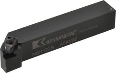 Kennametal - External Thread, Right Hand Cut, 19.05mm Shank Width x 19.05mm Shank Height Indexable Threading Toolholder - 114.3mm OAL, N.2R Insert Compatibility, NS Toolholder, Series Top Notch - Benchmark Tooling