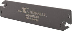 Kennametal - 1.2598" Blade Height, 0.0945" Blade Width, 5.9055" OAL, Neutral Cut, Double End Indexable Cut-Off Blade - 1.97" Max Depth of Cut, A2BNSN Blade, A2 Cut-Off Series - Benchmark Tooling