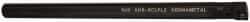 Kennametal - 15.24mm Min Bore Diam, 203.2mm OAL, 1/2" Shank Diam, A-SCLP Indexable Boring Bar - CP.. Insert, Screw Holding Method - Benchmark Tooling