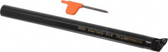 Kennametal - 23.62mm Min Bore Diam, 254mm OAL, 3/4" Shank Diam, A-SWLP Indexable Boring Bar - WP.. Insert, Screw Holding Method - Benchmark Tooling