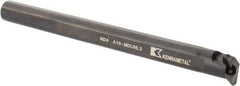 Kennametal - 33.02mm Min Bore Diam, 12" OAL, 1" Shank Diam, A-MDUN Indexable Boring Bar - DN.. Insert, Screw or Clamp Holding Method - Benchmark Tooling