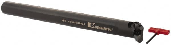 Kennametal - 43.31mm Min Bore Diam, 14" OAL, 31.75mm Shank Diam, A-MDUN Indexable Boring Bar - DN.. Insert, Screw or Clamp Holding Method - Benchmark Tooling