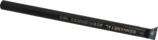 Kennametal - 18.54mm Min Bore Diam, 203.2mm OAL, 1/2" Shank Diam, A-SDUC Indexable Boring Bar - DC.. Insert, Screw Holding Method - Benchmark Tooling