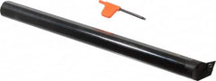 Kennametal - 33.02mm Min Bore Diam, 12" OAL, 1" Shank Diam, A-SDUC Indexable Boring Bar - DC.. Insert, Screw Holding Method - Benchmark Tooling