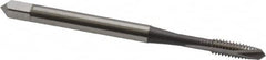 OSG - #5-40 UNC, 2 Flute, Bright Finish, High Speed Steel Spiral Point Tap - Plug Chamfer, Right Hand Thread, 1-15/16" OAL, 5/8" Thread Length, 0.141" Shank Diam, 2B/3B Class of Fit, Series 105 - Exact Industrial Supply