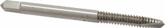 OSG - #10-24 UNC, 2 Flute, Bright Finish, High Speed Steel Spiral Point Tap - Plug Chamfer, Right Hand Thread, 2-3/8" OAL, 7/8" Thread Length, 0.194" Shank Diam, 2B/3B Class of Fit, Series 105 - Exact Industrial Supply