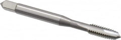 OSG - #12-24 UNC, 2 Flute, Bright Finish, High Speed Steel Spiral Point Tap - Plug Chamfer, Right Hand Thread, 2-3/8" OAL, 15/16" Thread Length, 0.22" Shank Diam, 2B/3B Class of Fit, Series 105 - Exact Industrial Supply