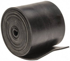 Made in USA - 1/16" Thick x 2" Wide x 60" Long, Plain Backed Neoprene Rubber Strip - Stock Length, 70 Shore A Durometer, 2,500 psi Tensile Strength, -40 to 225°F, Black - Benchmark Tooling