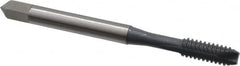 OSG - #10-24 UNC, 2 Flute, elektraLUBE Finish, High Speed Steel Spiral Point Tap - Bottoming Chamfer, Right Hand Thread, 2-3/8" OAL, 7/8" Thread Length, 2B/3B Class of Fit, Series 105B - Exact Industrial Supply
