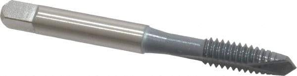 OSG - 1/4-20 UNC, 2 Flute, elektraLUBE Finish, High Speed Steel Spiral Point Tap - Plug Chamfer, Right Hand Thread, 2-1/2" OAL, 1" Thread Length, 3B Class of Fit, Series 105 - Exact Industrial Supply