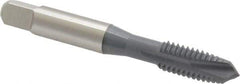 OSG - 3/8-16 UNC, 3 Flute, elektraLUBE Finish, High Speed Steel Spiral Point Tap - Plug Chamfer, Right Hand Thread, 2-15/16" OAL, 1-1/4" Thread Length, 3B Class of Fit, Series 105 - Exact Industrial Supply