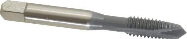 OSG - 5/16-18 UNC, 2 Flute, elektraLUBE Finish, High Speed Steel Spiral Point Tap - Plug Chamfer, Right Hand Thread, 2-23/32" OAL, 1-1/8" Thread Length - Exact Industrial Supply