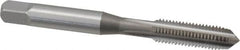 OSG - 1/4-28 UNF 4 Flute Bright Finish High Speed Steel Straight Flute Standard Hand Tap - Plug, Right Hand Thread, 2-1/2" OAL, 1" Thread Length, H11 Limit, 0.005" Oversize - Exact Industrial Supply