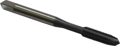 OSG - #10-32 UNF 4 Flute elektraLUBE Finish High Speed Steel Straight Flute Standard Hand Tap - Plug, Right Hand Thread, 2-3/8" OAL, 7/8" Thread Length, H11 Limit, 0.005" Oversize - Benchmark Tooling