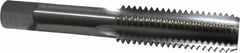 OSG - 5/8-11 UNC 4 Flute Bright Finish High Speed Steel Straight Flute Standard Hand Tap - Bottoming, Right Hand Thread, 3-13/16" OAL, 1-13/16" Thread Length, H11 Limit, 0.005" Oversize - Exact Industrial Supply