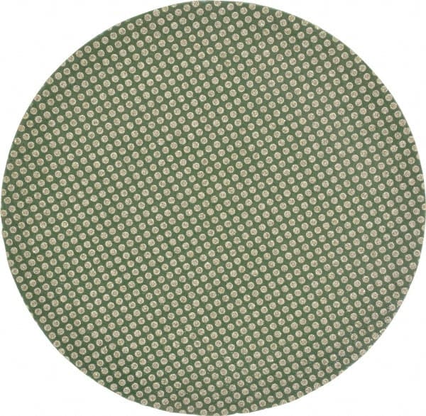 Norton - 5" Diam, 60 Grit Diamond Adhesive PSA Disc - Coarse Grade, Green, Cloth Backing, Flexible - Benchmark Tooling