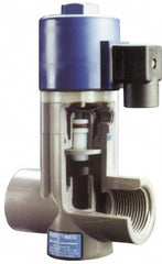 Plast-O-Matic - Direct Acting Universal, PVC Solenoid Valve - Normally Closed, Viton Seal - Benchmark Tooling