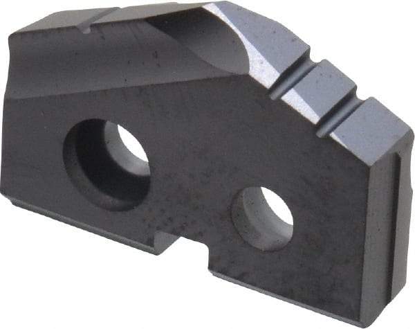 Allied Machine and Engineering - 21/32" Diam x 1/8" Thick, Seat Code 0, 132° Included Angle Spade Drill Insert - TiAlN Coated, Carbide, Grade K20, Series T-A - Benchmark Tooling