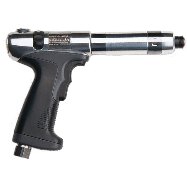 Ingersoll-Rand - 1/4" Bit Holder, 1,000 RPM, Pistol Grip Handle Air Screwdriver - 2.7 to 9.7 In/Lb Torque, 4 CFM - Benchmark Tooling