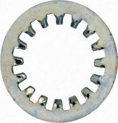 Value Collection - 1-1/2" Screw, 1.53" ID, Steel Internal Tooth Lock Washer - 2.515" OD, Zinc-Plated, Grade 1075 - Benchmark Tooling
