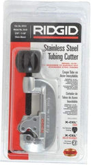 Ridgid - 3/16" to 1-1/8" Pipe Capacity, Tube Cutter - Cuts Copper, Aluminum, Brass - Benchmark Tooling