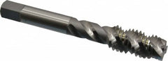 OSG - 1/2-13 UNC 3 Flute 2B Plug Spiral Flute Tap - High Speed Steel, Bright Finish, 3-3/8" OAL, Right Hand Flute, Right Hand Thread, H5, Series 106/107 - Benchmark Tooling