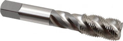 OSG - 3/4-16 UNF 4 Flute 3B Bottoming Spiral Flute Tap - High Speed Steel, Bright Finish, 4-1/4" OAL, Right Hand Flute, Right Hand Thread, H3, Series 106/107 - Benchmark Tooling
