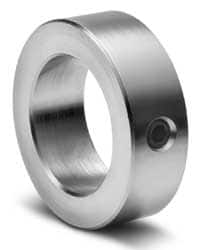 Climax Metal Products - 1-9/16" Bore, Steel, Set Screw Shaft Collar - 2-1/2" Outside Diam, 13/16" Wide - Benchmark Tooling