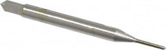 OSG - #00-96 UNC 2 Flute Bright Finish High Speed Steel Straight Flute Standard Hand Tap - Bottoming, Right Hand Thread, 1-9/16" OAL, 1/4" Thread Length, H1 Limit, Oversize - Exact Industrial Supply